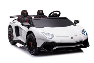 Lamborghini Xxl A8803 sähköauto lapsille, valkoinen hinta ja tiedot | Lasten sähköautot | hobbyhall.fi