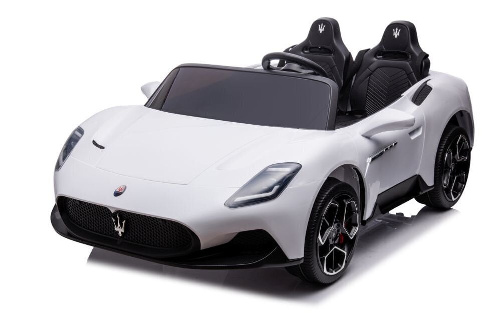 Maserati MC20 24V sähköauto lapsille, valkoinen hinta ja tiedot | Lasten sähköautot | hobbyhall.fi