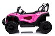 Kaksoissähköauto lapsille S618 4x4, 24V, vaaleanpunainen hinta ja tiedot | Lasten sähköautot | hobbyhall.fi