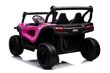 Kaksoissähköauto lapsille S618 4x4, 24V, vaaleanpunainen hinta ja tiedot | Lasten sähköautot | hobbyhall.fi