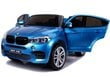 BMW X6M sininen sähköauto lapsille hinta ja tiedot | Lasten sähköautot | hobbyhall.fi