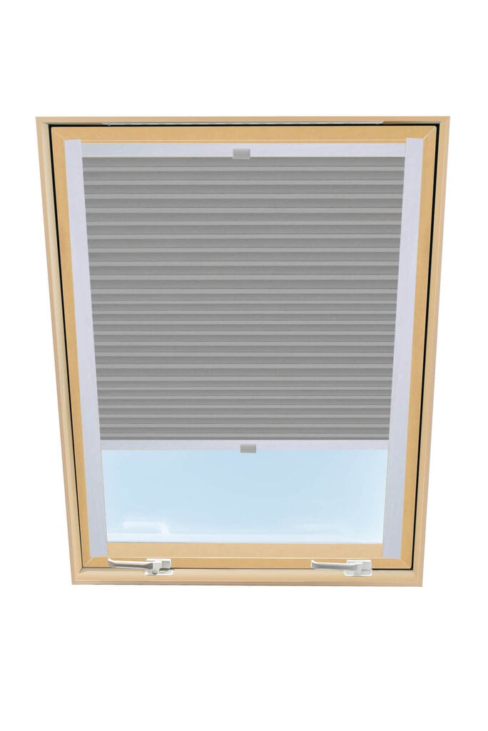 Taitettava verho kattoikkunaan Velux, 78x118 cm, harmaa B-307000 hinta ja tiedot | Rullaverhot | hobbyhall.fi