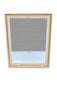 Taitettava verho kattoikkunaan Velux, 66x118 cm, harmaa B-307000 hinta ja tiedot | Rullaverhot | hobbyhall.fi