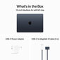 Macbook Air 15” Apple M2 8C CPU, 10C GPU/8GB/256GB SSD/Midnight/INT - MQKW3ZE/A hinta ja tiedot | Kannettavat tietokoneet | hobbyhall.fi