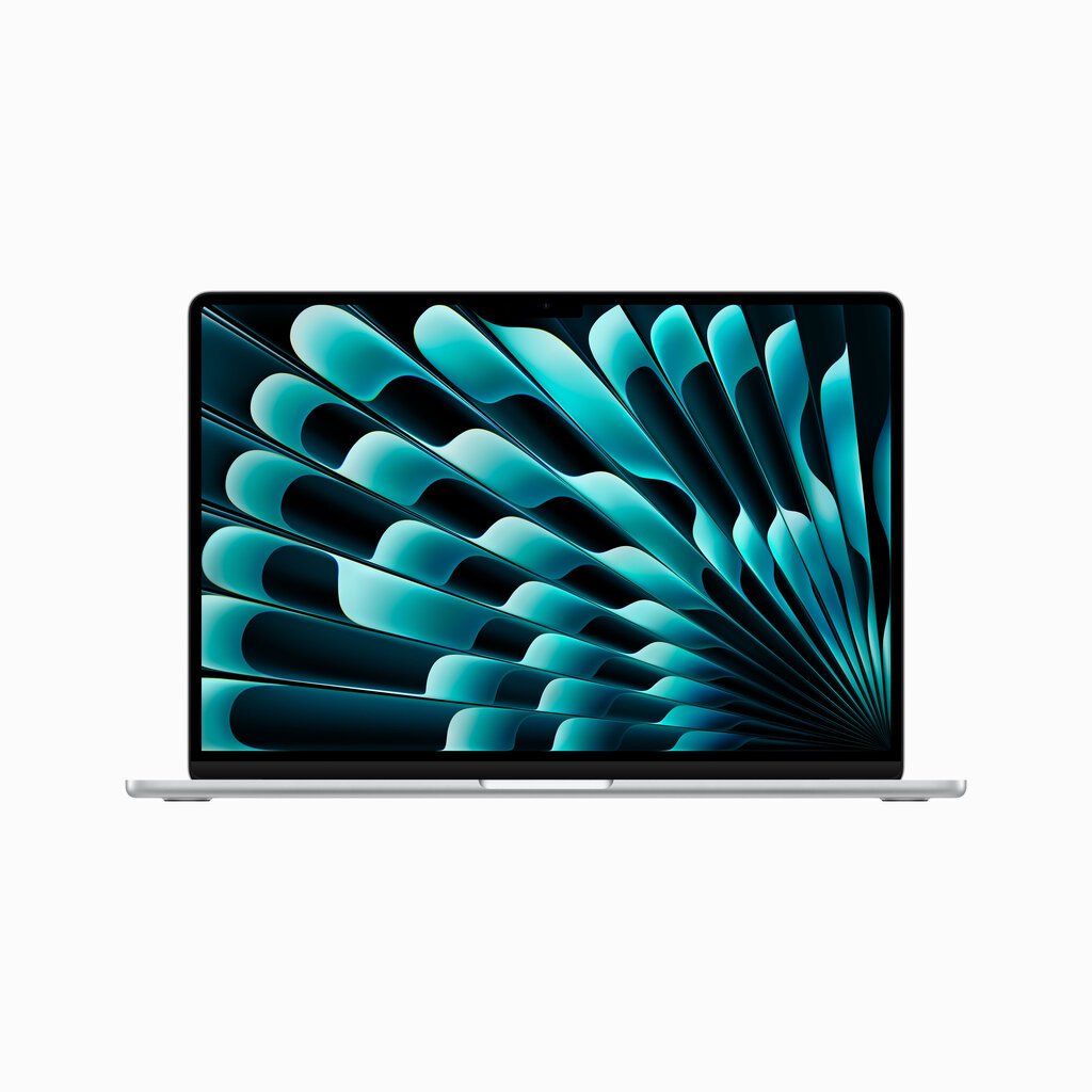 Macbook Air 15” Apple M2 8C CPU, 10C GPU/8GB/256GB SSD/Silver/INT - MQKR3ZE/A hinta ja tiedot | Kannettavat tietokoneet | hobbyhall.fi