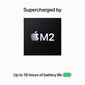Macbook Air 15” Apple M2 8C CPU, 10C GPU/8GB/256GB SSD/Space Grey/RUS - MQKP3RU/A hinta ja tiedot | Kannettavat tietokoneet | hobbyhall.fi
