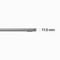 Macbook Air 15” Apple M2 8C CPU, 10C GPU/8GB/256GB SSD/Space Grey/SWE - MQKP3KS/A hinta ja tiedot | Kannettavat tietokoneet | hobbyhall.fi