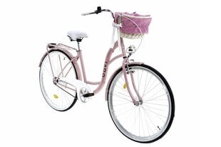 Davi Lila naisten pyörä, korkeus 160-185cm, kevytmetallivanteet 28", vaaleanpunainen hinta ja tiedot | Polkupyörät | hobbyhall.fi