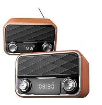 Retro FM-radio Keittiön Bluetooth-kaiutin Kannettava aux, tehokas basso hinta ja tiedot | Kelloradiot ja herätyskellot | hobbyhall.fi