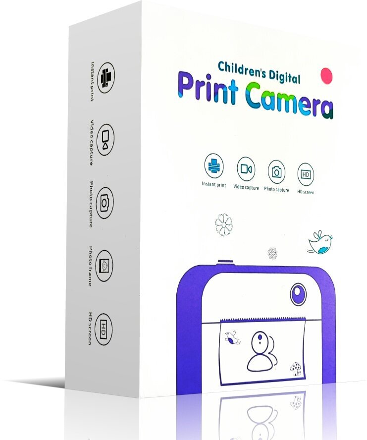 Lasten kamera kuvien tulostustoiminnolla - setti 3 rullalla hinta ja tiedot | Kehittävät lelut | hobbyhall.fi