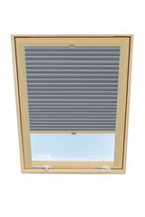 Laskostettu verho kattoikkunaan Velux, 114x118 cm, harmaa B-308000 hinta ja tiedot | Rullaverhot | hobbyhall.fi