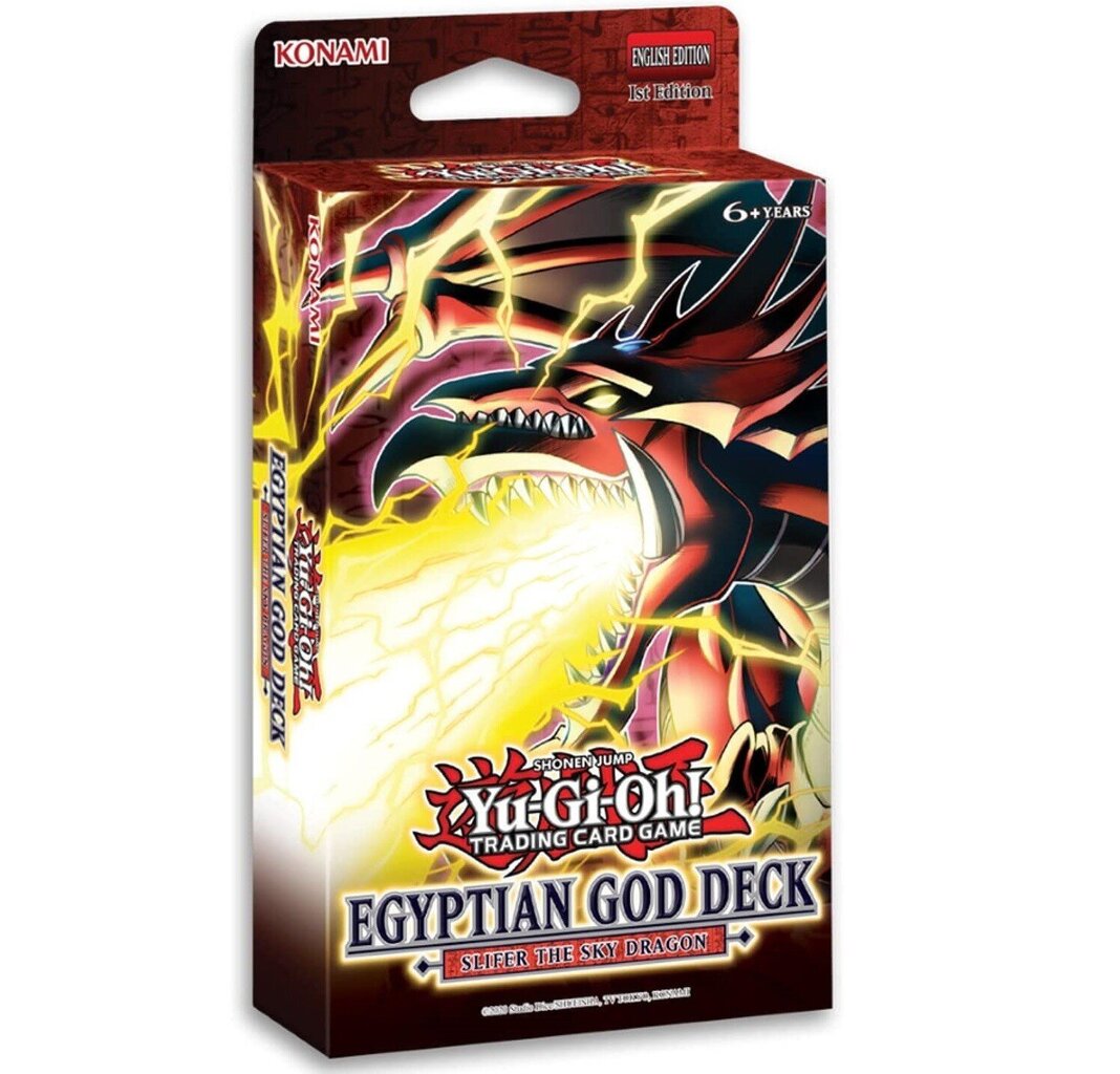 Pelikortit Yu-Gi-Oh! TCG - Egyptian God Deck - Slifer the Sky Dragon hinta ja tiedot | Lautapelit ja älypelit | hobbyhall.fi