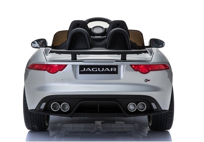 Sähköauto Jaguar F-Type, hopeinen hinta ja tiedot | Lasten sähköautot | hobbyhall.fi