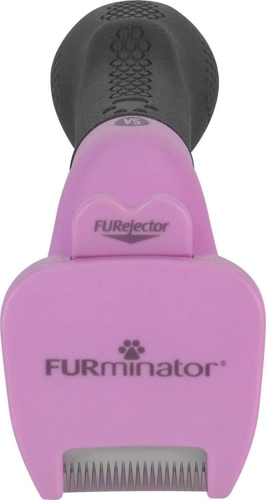 FURminator aluskarvakampa pieneläimille Undercoat DeSheeding Tool, 1 kpl, vaaleanpunainen hinta ja tiedot | Eläinten hoitotuotteet | hobbyhall.fi