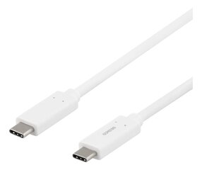 Deltaco USBC-1059M USB-C/USB-C, 1m hinta ja tiedot | Puhelinkaapelit | hobbyhall.fi