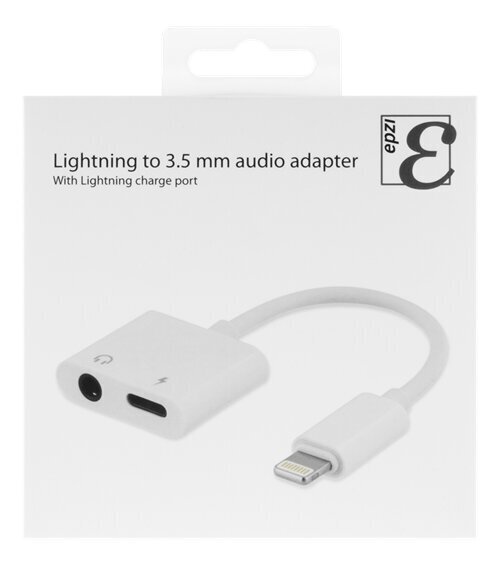 Sovitin Epzi Lightning/3,5 mm hinta ja tiedot | Adapterit | hobbyhall.fi