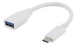 Adapter Deltaco USBC-1205 USB 3.1 C-A Gen 1 hinta ja tiedot | Adapterit | hobbyhall.fi