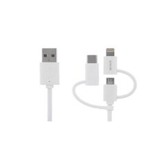 Deltaco IPLH-181 Micro USB/USB-C/Lightning, 2m hinta ja tiedot | Deltaco Puhelimet, älylaitteet ja kamerat | hobbyhall.fi