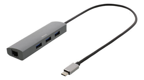 Jaotur DeltacoUSBC-1294 USB-C, RJ45, 3xUSB-A 3.0 hinta ja tiedot | Adapterit | hobbyhall.fi