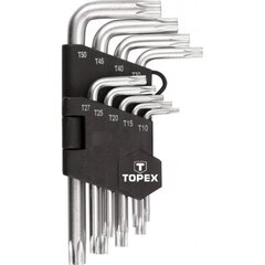 Torx-avainsarja Т10-Т50, 9 kpl lyhyt hinta ja tiedot | Käsityökalut | hobbyhall.fi