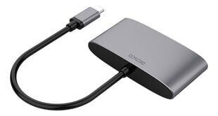 Adapter Deltaco USBC-HDMI22 USB-C/HDMI/USB A hinta ja tiedot | Adapterit | hobbyhall.fi