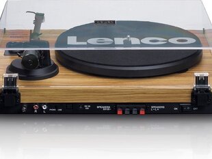 Lenco LS-500OK levysoitin, jossa on ulkoiset kaiuttimet hinta ja tiedot | Vinyylilevysoittimet ja gramofonit | hobbyhall.fi