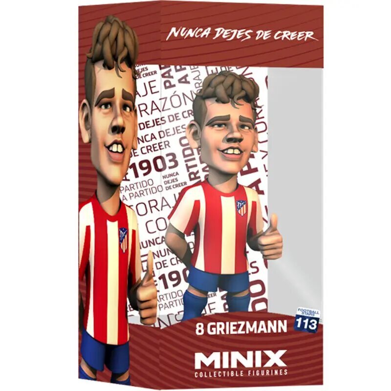 Atletico de Madrid Griezmann Minix -hahmo 12cm hinta ja tiedot | Tyttöjen lelut | hobbyhall.fi