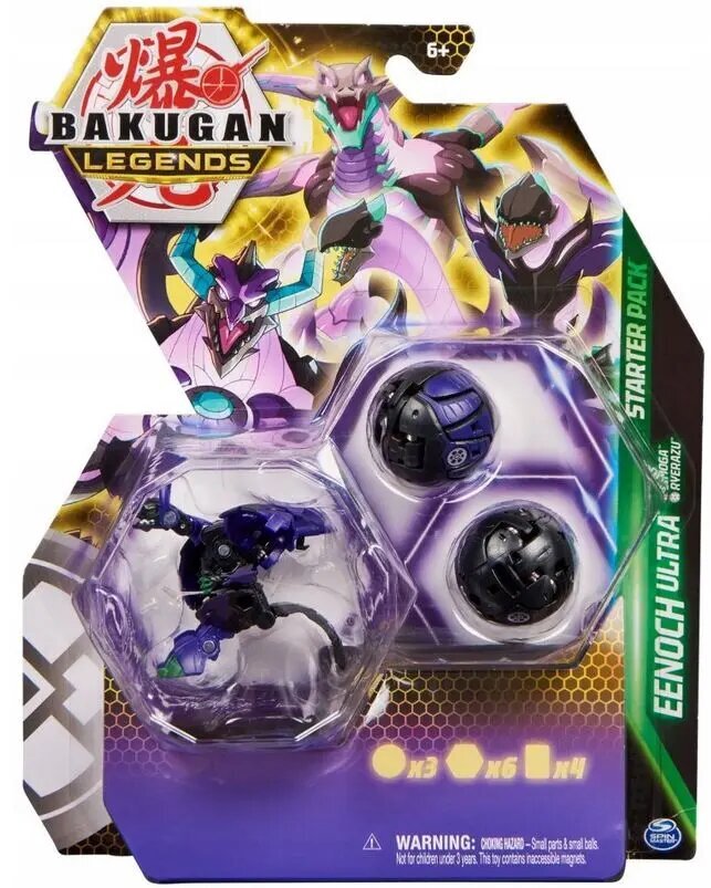 Spin Master Bakugan Legends: Eenoch Ultra - Cimoga Ryerazu -aloituspaketti (20140288) hinta ja tiedot | Poikien lelut | hobbyhall.fi