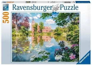 Ravensburger Puzzle: Lumoava Muskau linna (500kpl) (16593) hinta ja tiedot | Palapelit | hobbyhall.fi