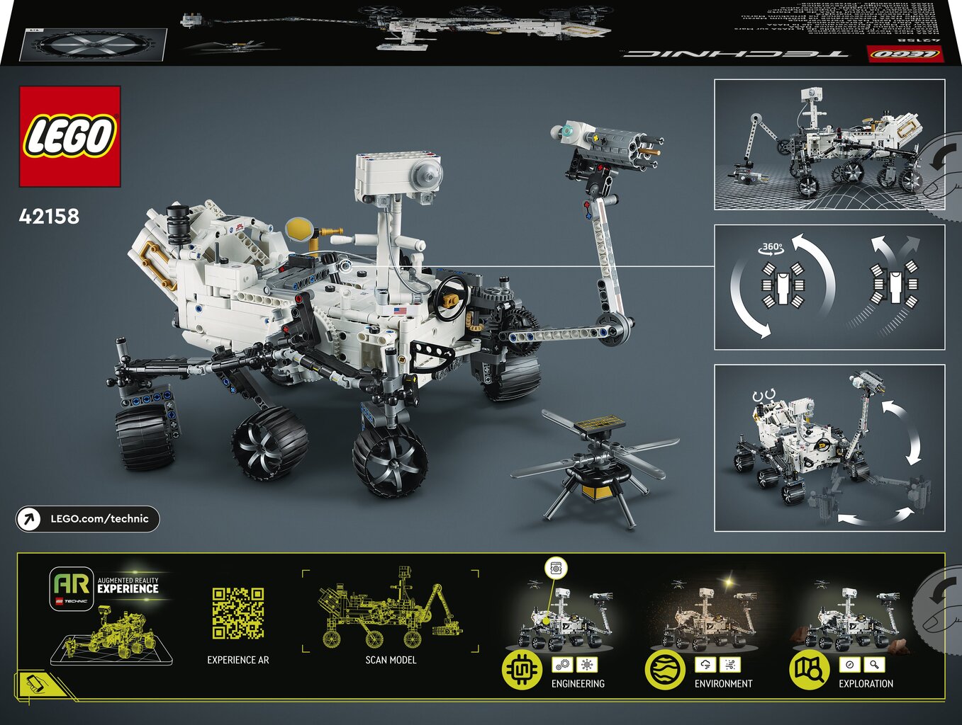 42158 LEGO® Technic Nasan Mars-kulkija Perseverance hinta ja tiedot | LEGOT ja rakennuslelut | hobbyhall.fi