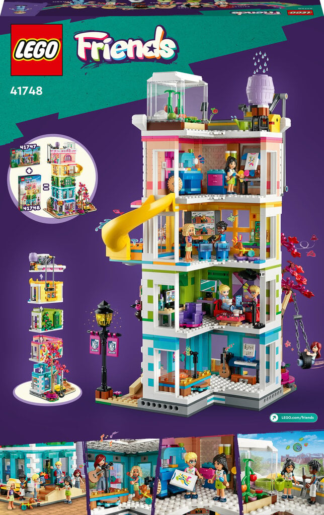 41748 LEGO® Friends Heartlake Cityn yhteisökeskus hinta ja tiedot | LEGOT ja rakennuslelut | hobbyhall.fi