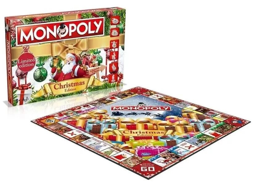 Monopoly Christmas Edition - Rajoitettu erä (englannin kieli) (24358) hinta ja tiedot | Lautapelit ja älypelit | hobbyhall.fi