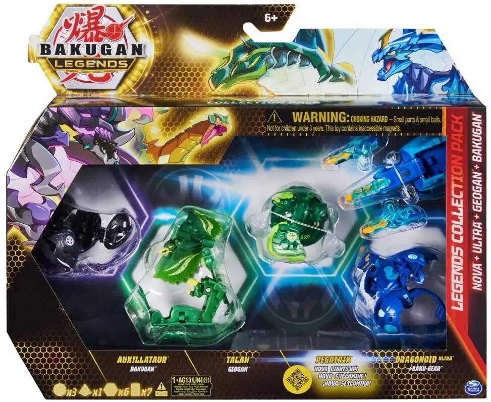 Spin Master Bakugan: Legends Collection Pack hinta ja tiedot | Poikien lelut | hobbyhall.fi