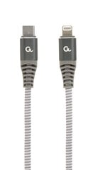 Kaapeli AMBERIN Premium, USB C - 8-pin Lightning, 1.5 m hinta ja tiedot | Puhelinkaapelit | hobbyhall.fi