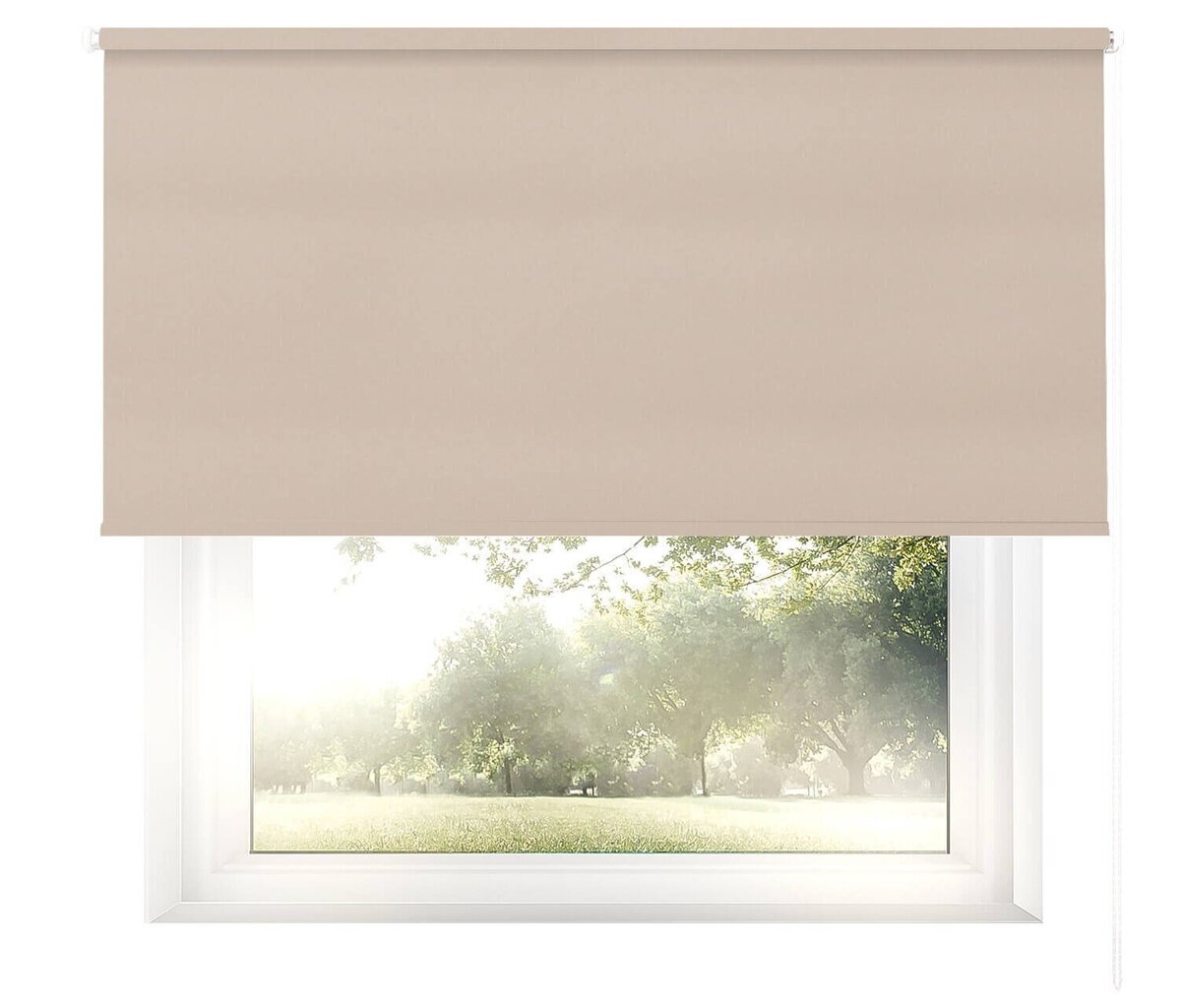 Rullaverho tekstiileillä Sisustus 80x240 cm, d-20 beige hinta ja tiedot | Rullaverhot | hobbyhall.fi