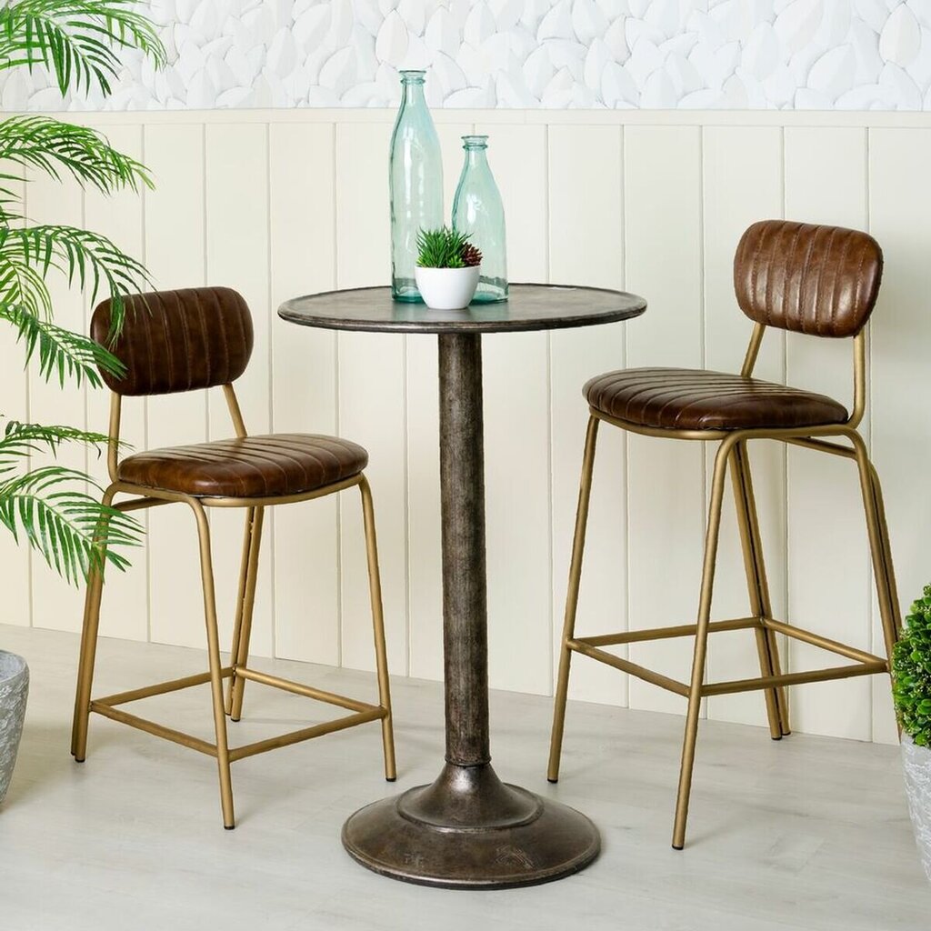 Jakkara, ruskea, 44 x 51 x 100 cm hinta ja tiedot | Ruokapöydän tuolit | hobbyhall.fi