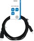Deltaco USB 2.0 USB-A male - USB-B male, LSZH, 3 m hinta ja tiedot | Kaapelit ja adapterit | hobbyhall.fi