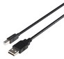 Deltaco USB-A male - USB-B male LSZH, 2 m hinta ja tiedot | Kaapelit ja adapterit | hobbyhall.fi