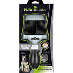 FURminator kaksipuolinen kampa lemmikeille Slicker Brush, 1 kpl hinta ja tiedot | Eläinten hoitotuotteet | hobbyhall.fi