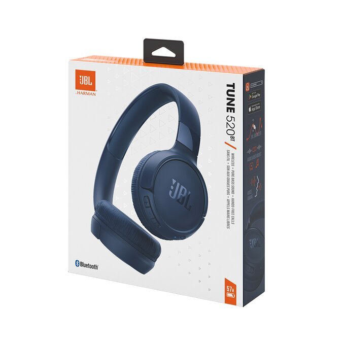 JBL Tune 520BT JBLT520BTBLUEU hinta ja tiedot | Kuulokkeet | hobbyhall.fi