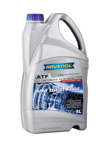 Vaihteistoöljy RAVENOL MM SP-III Fluid 4L Hyundai / Kia / Mitsubishi hinta ja tiedot | Voiteluöljyt ja -nesteet | hobbyhall.fi