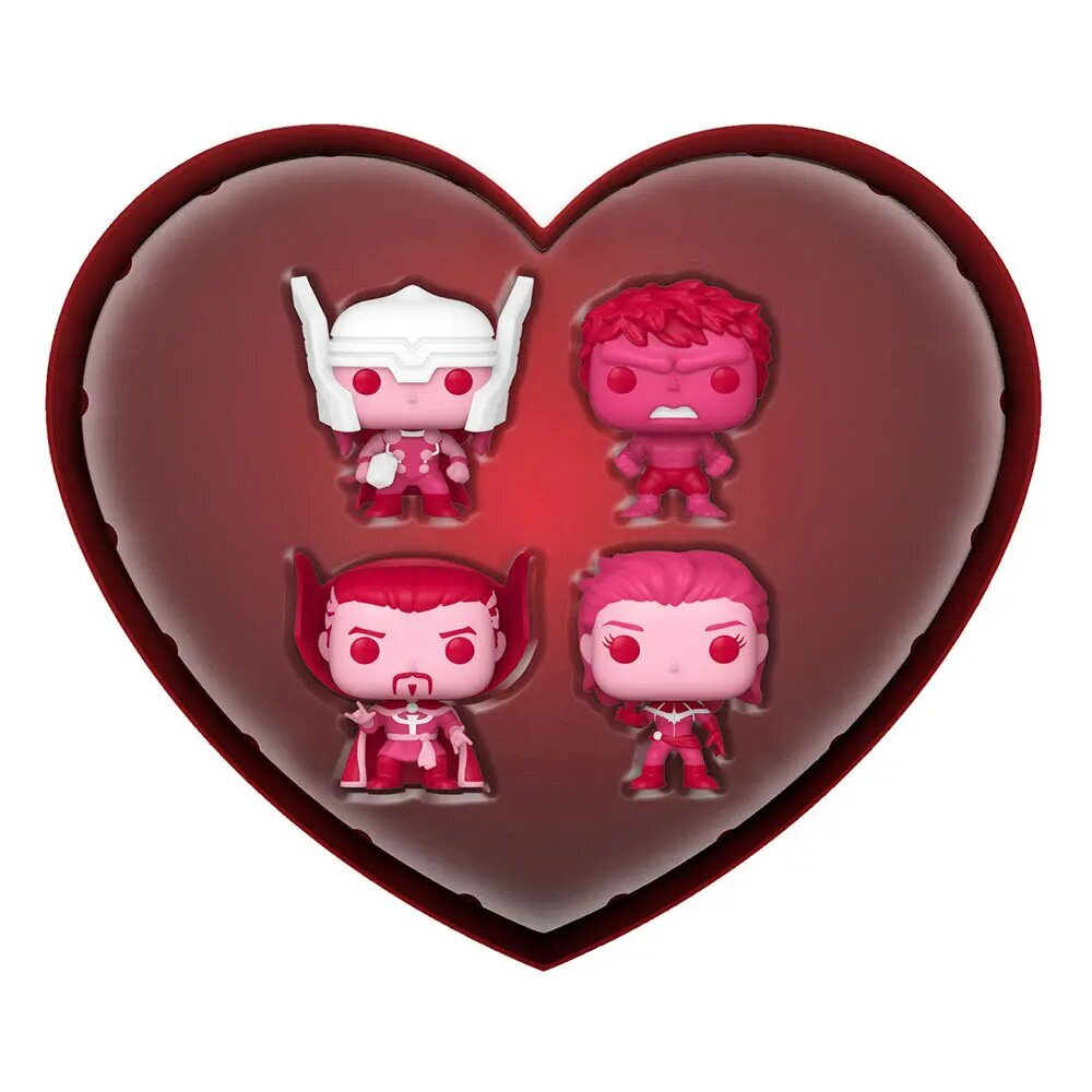 Marvel Valentines Pocket POP! Vinyylikuvio 4-Pack 4 cm hinta ja tiedot | Tyttöjen lelut | hobbyhall.fi