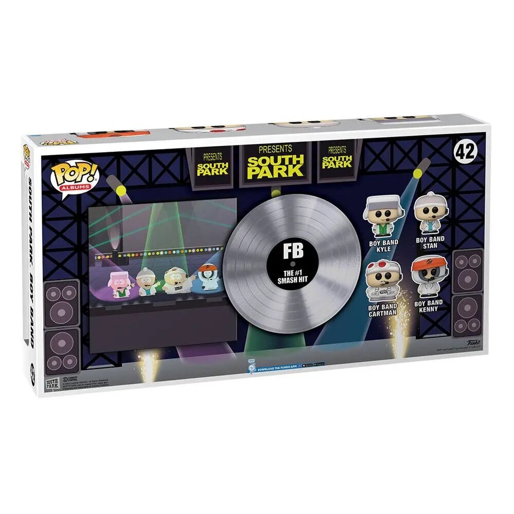 South Park POP! Albumit DLX Vinyl Figuuri 4-Pack Boyband 9 cm hinta ja tiedot | Pelien oheistuotteet | hobbyhall.fi