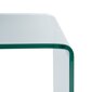 Sivupöytä 50 x 45 x 33 cm Läpinäkyvä (2 osaa) hinta ja tiedot | Sohvapöydät | hobbyhall.fi