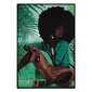 Kangas 83 x 123 cm Afrikkalainen nainen hinta ja tiedot | Taulut | hobbyhall.fi