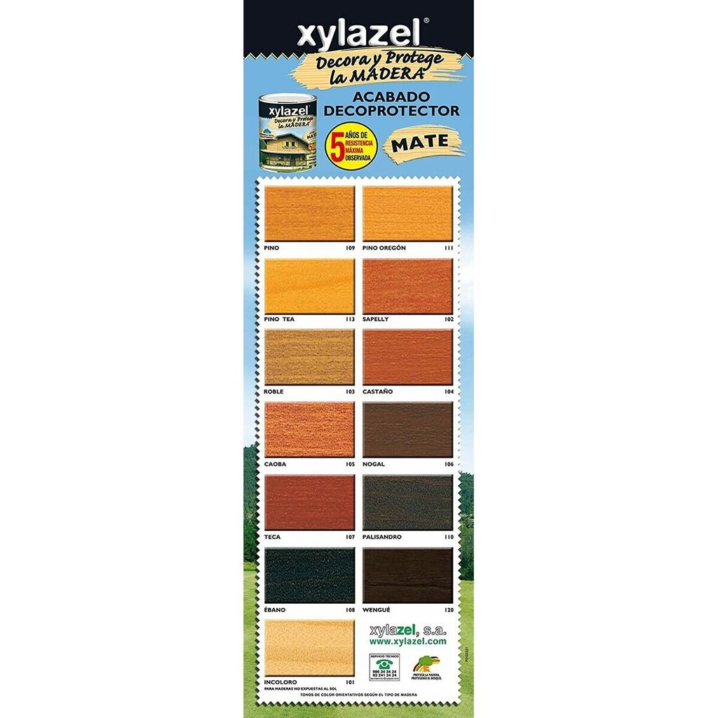 Lasur Xylazel Plus Decora 750 ml Matta Sapele hinta ja tiedot | Laastit ja kitit | hobbyhall.fi