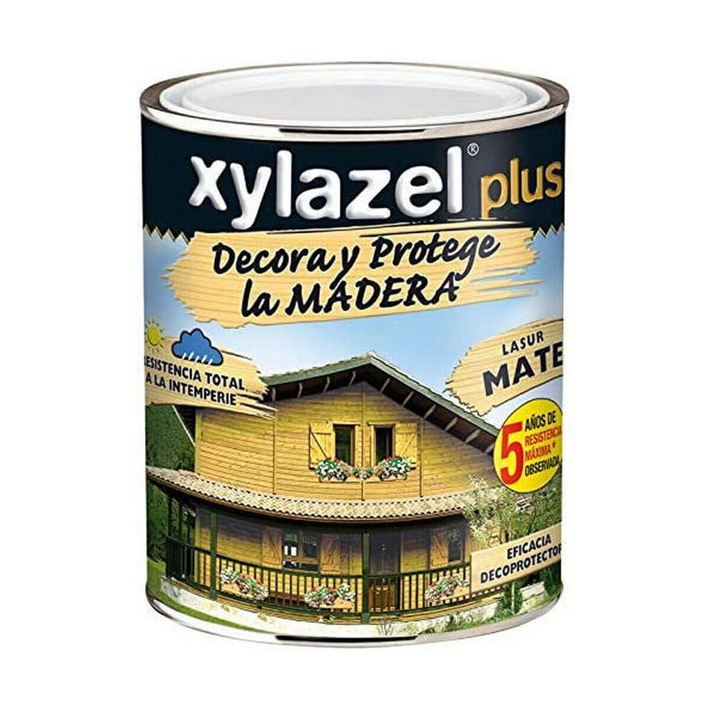 Lasur Xylazel Plus Decora 750 ml Ruskea Matta hinta ja tiedot | Laastit ja kitit | hobbyhall.fi