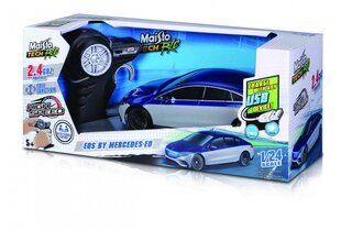 Maisto Tech 1:24 Mercedes-Benz EQS 82341 kaukosäädinauto hinta ja tiedot | Poikien lelut | hobbyhall.fi