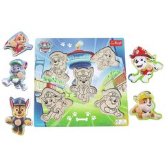 Puinen palapeli mini Paw Patrol (Ryhmä Hau) 5 kpl hinta ja tiedot | Kehittävät lelut | hobbyhall.fi