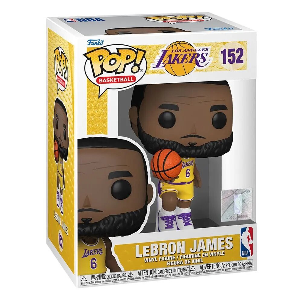 NBA POP! Urheilu Vinyylihahmo LeBron James (Lakers) 9 cm hinta ja tiedot | Poikien lelut | hobbyhall.fi